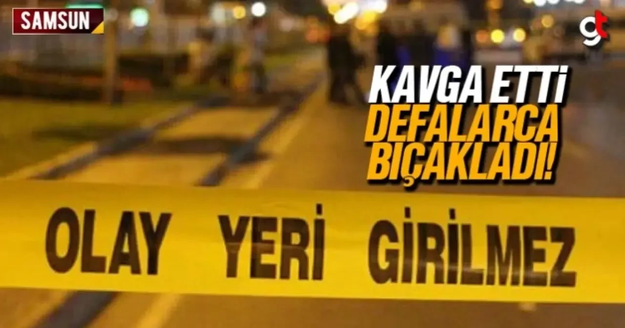 Samsun Tekkeköy'de bıçaklı kavga, ağır yaralı