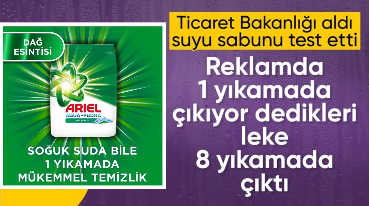 Ariel'in Yanıltıcı Reklamına 2,2 Milyon Lira Ceza