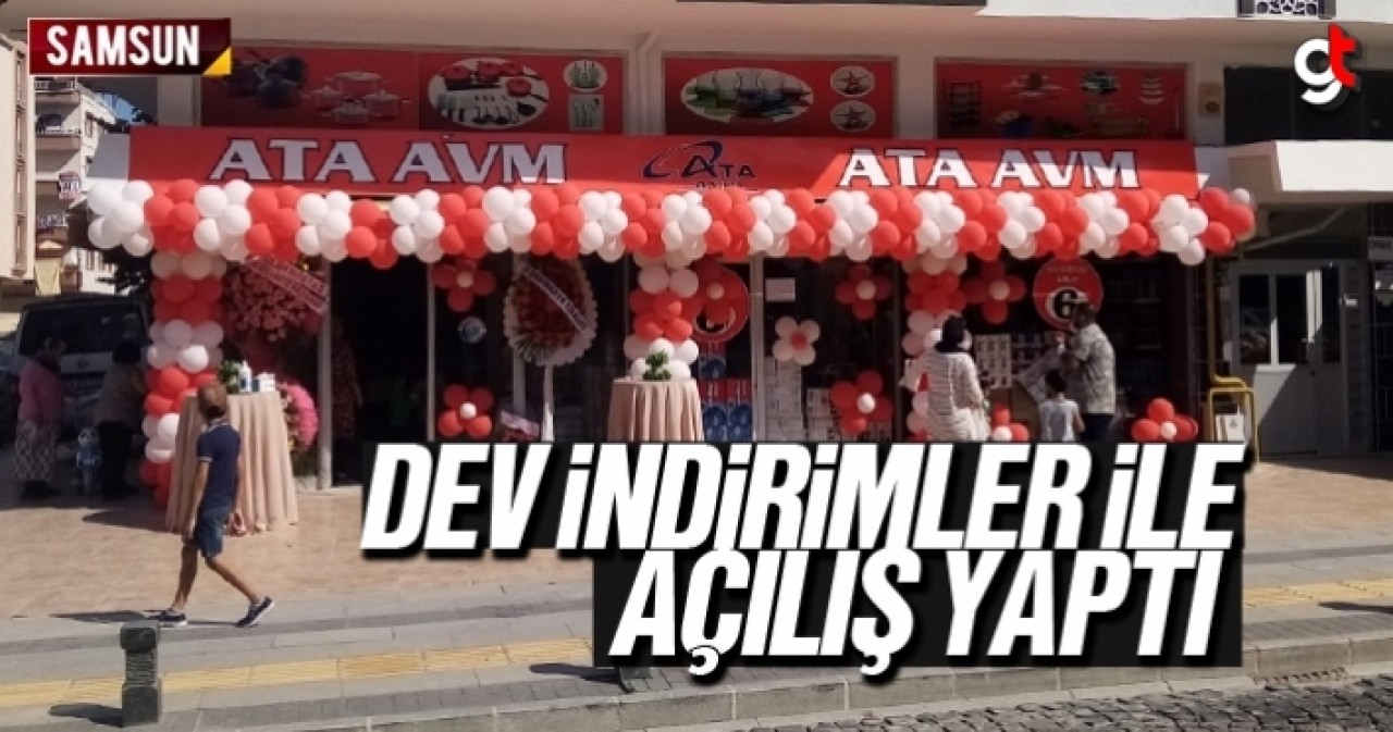 ATA AVM, Samsun Atakum’da açıldı