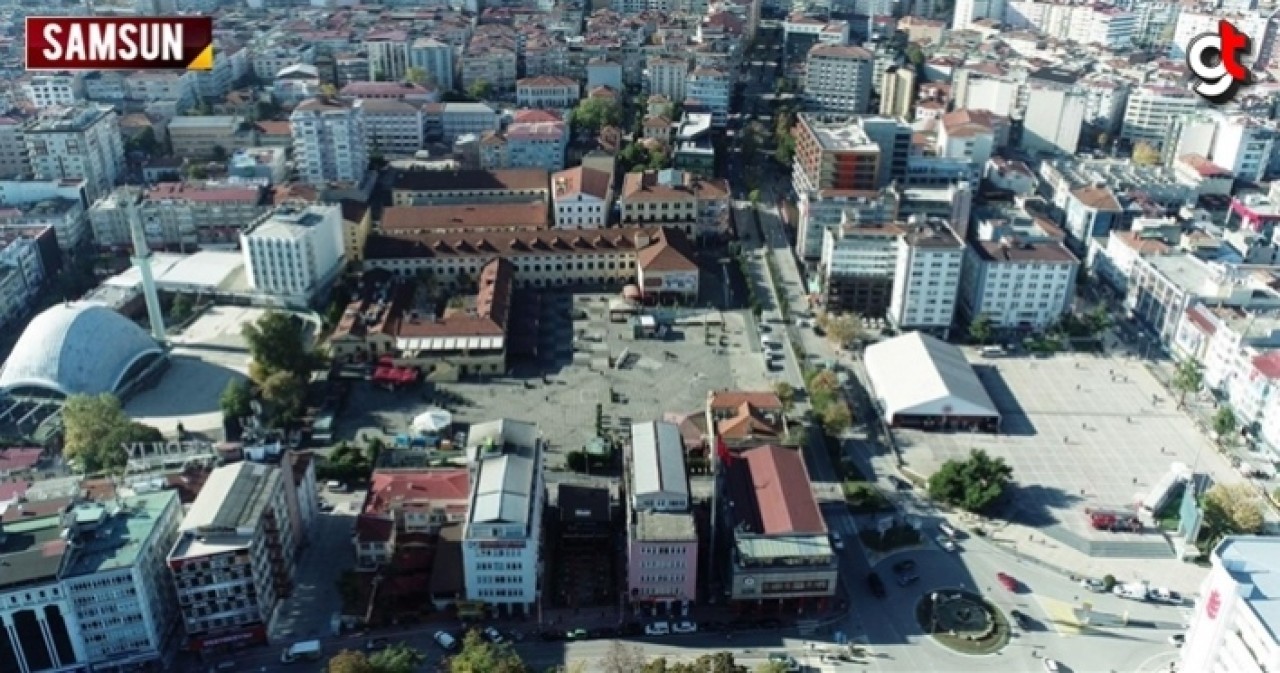 Samsun Cumhuriyet Meydanı ve çevresi yıkılacak