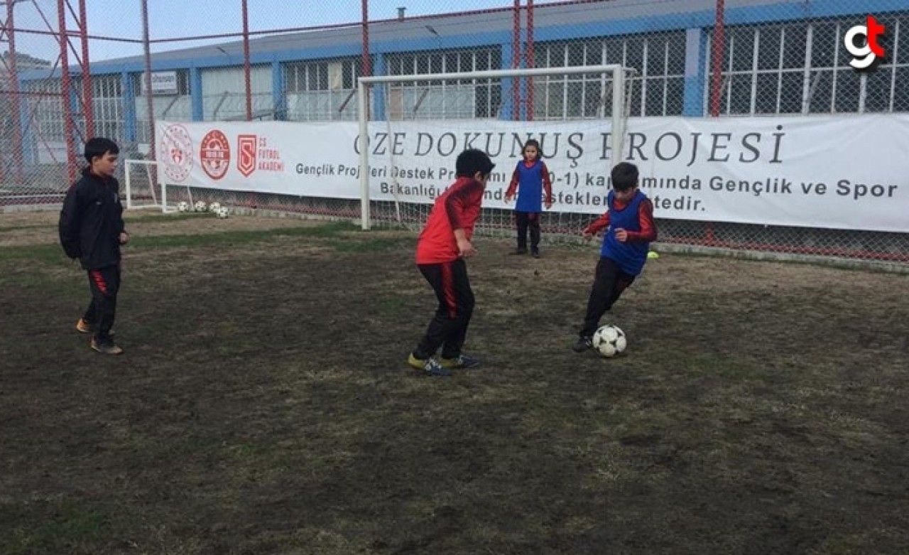 Samsun&#039;da sokak futbolu turnuvası