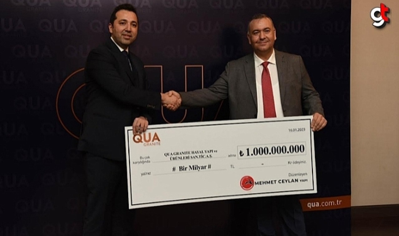 QUA Granite ile Mehmet Ceylan Yapı rekor satışa imza attı