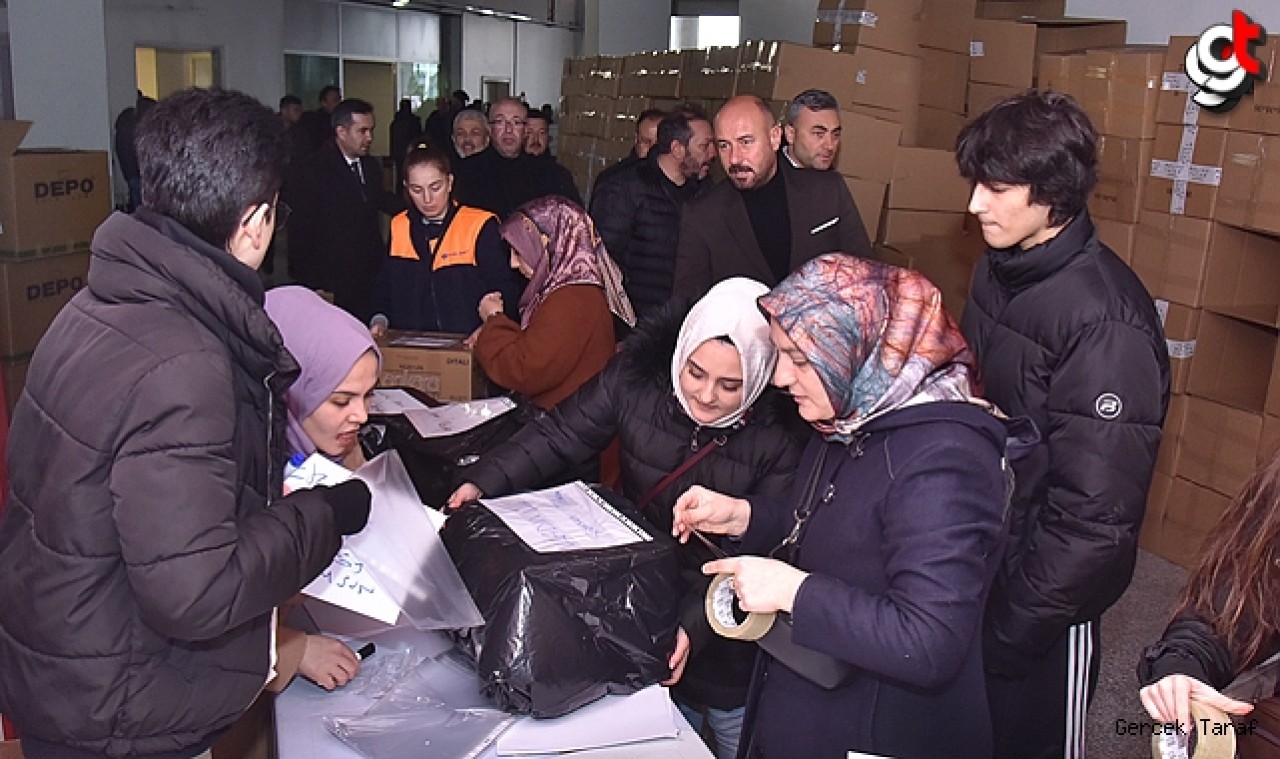 Tekkeköy’de yardımlar koordinasyon içinde ulaştırılıyor