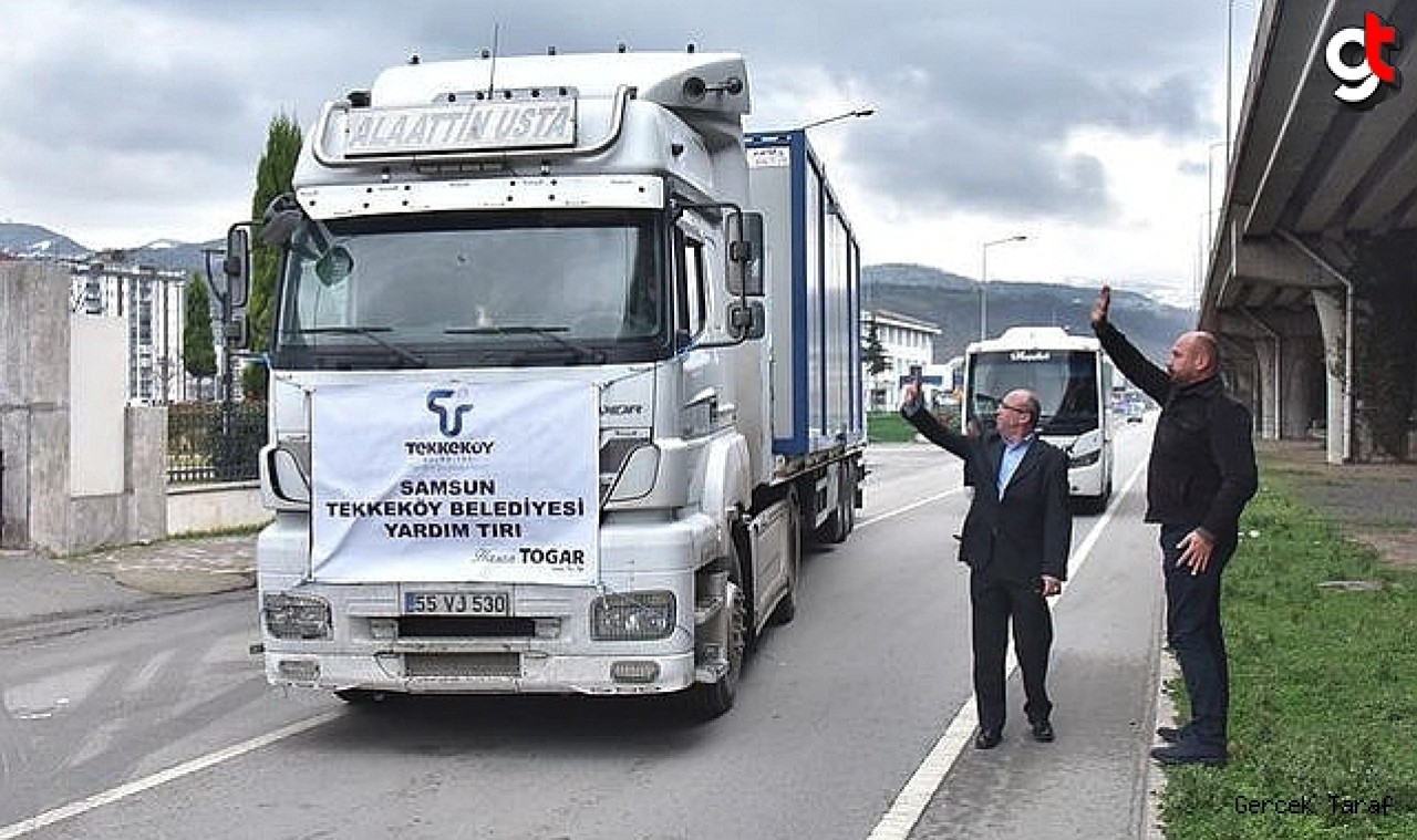 Tekkeköy’den yaraları saracak gönül seferberliği