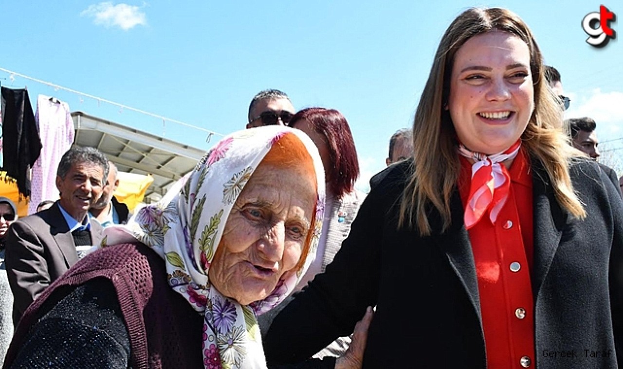 Canik'te İmren Nilay Tüfekci'ye yoğun ilgi