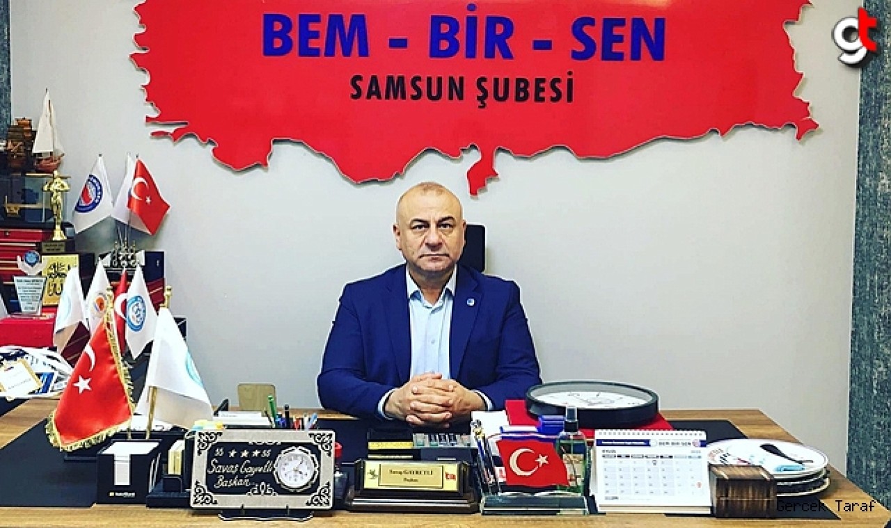 BEM BİR Sen Samsun Şube Başkanı yeniden Savaş Gayretli oldu