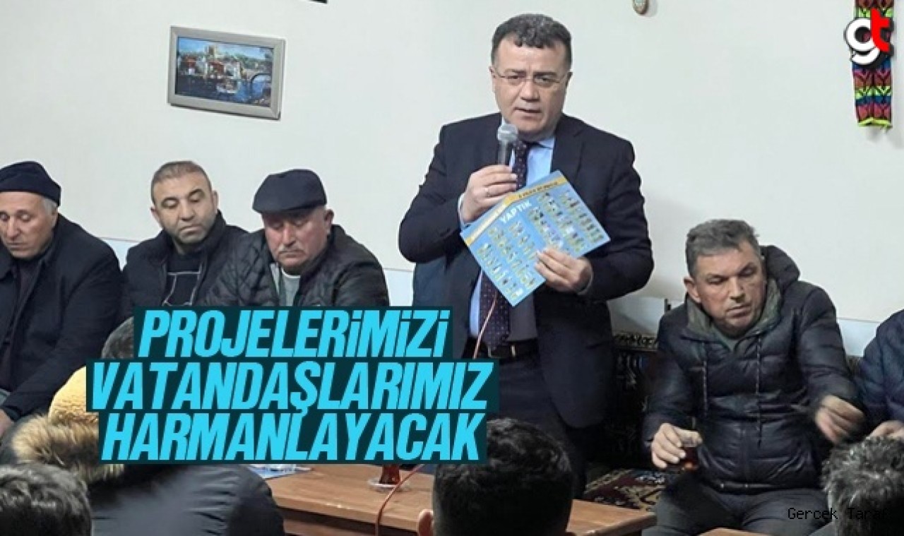 İshak Taşçı: Projelerimizi vatandaşlarımız harmanlayacak