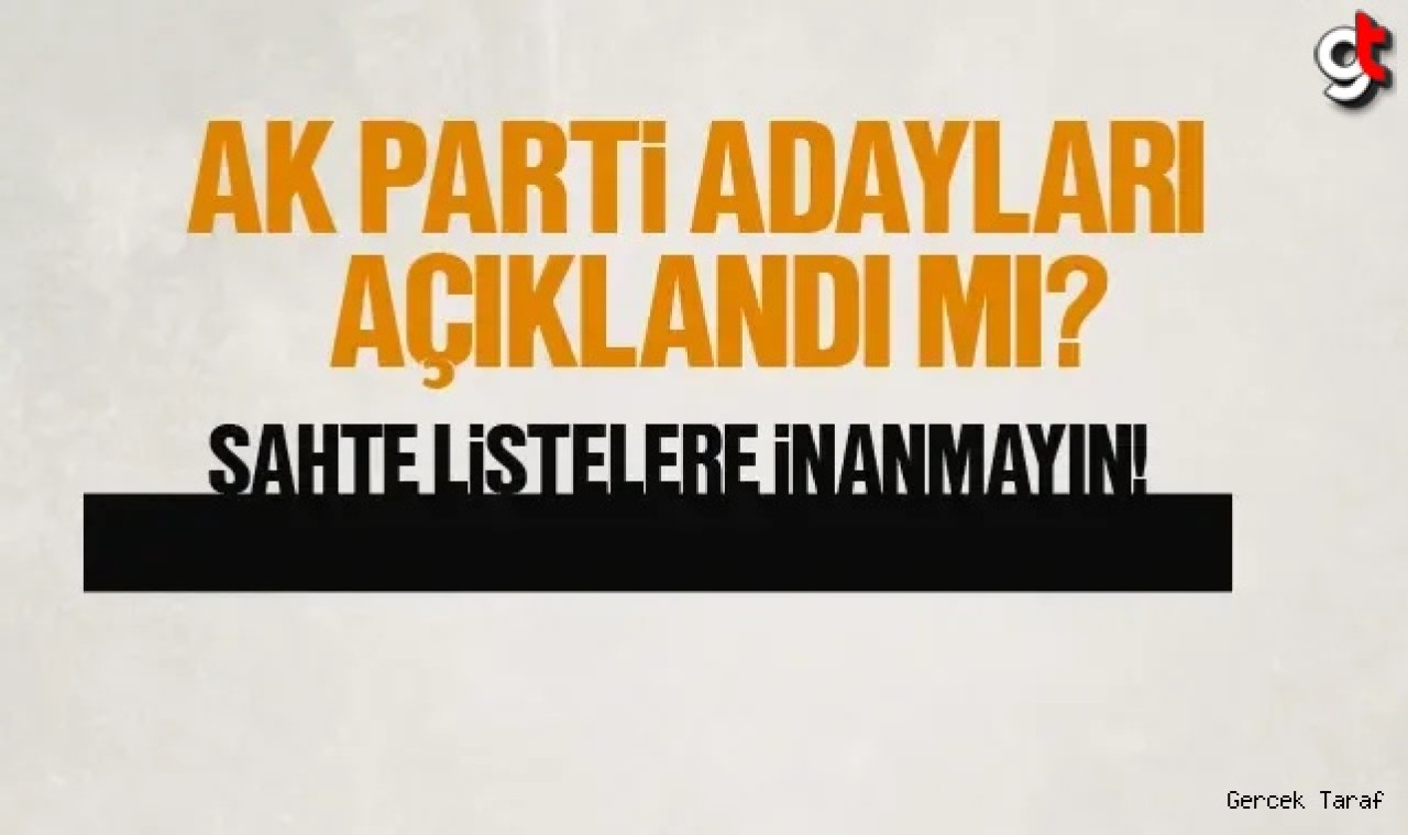 AK Parti Samsun Adayları Açıklandı mı? Uydurma listelere inanmayın!