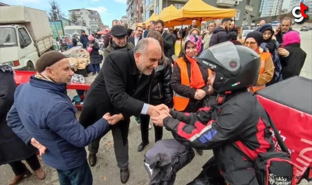 Başkan Sandıkçı’ya Vatandaşlardan Sevgi Seli