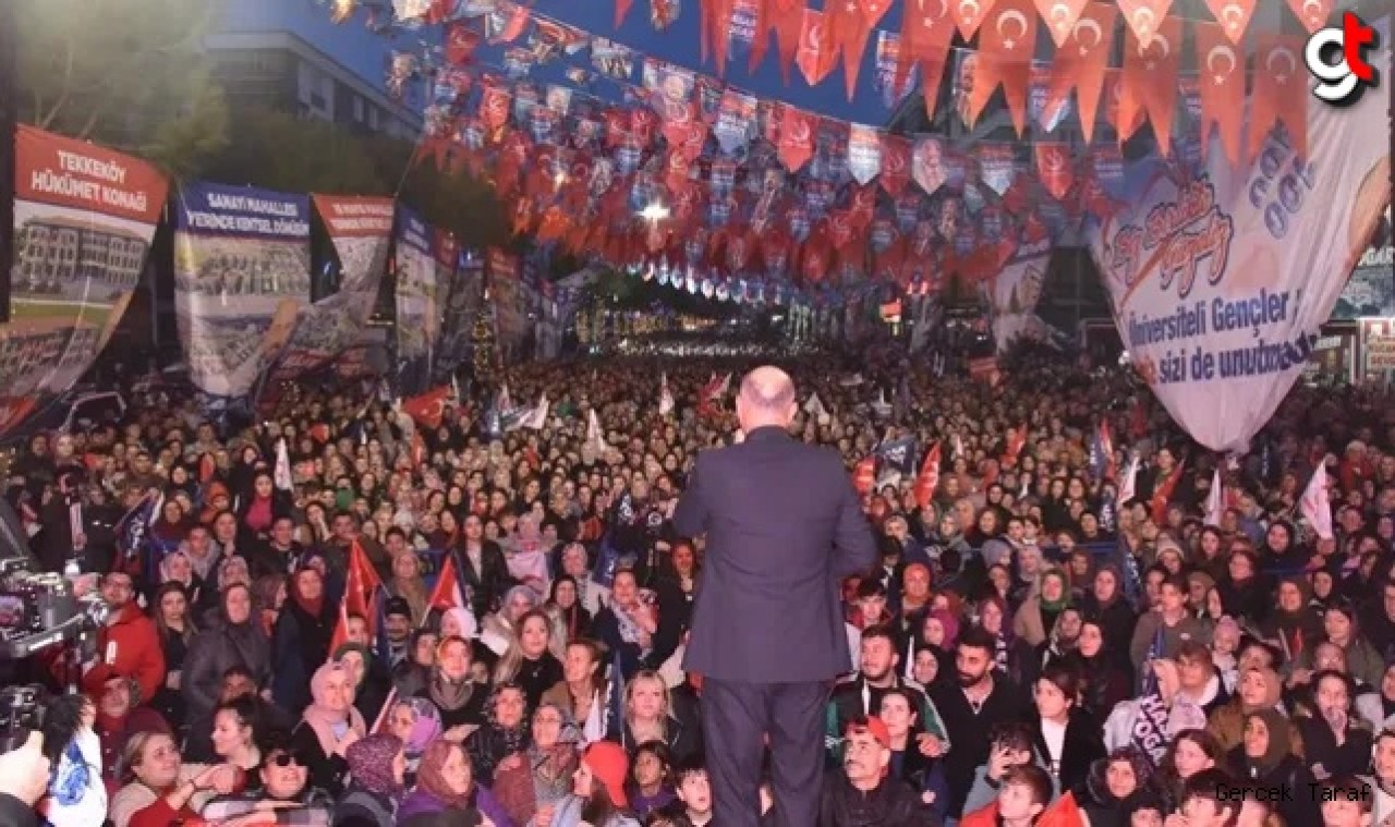 Anlatmaya gerek yok, Tekkeköy'deki kalabalığı görüyorsunuz