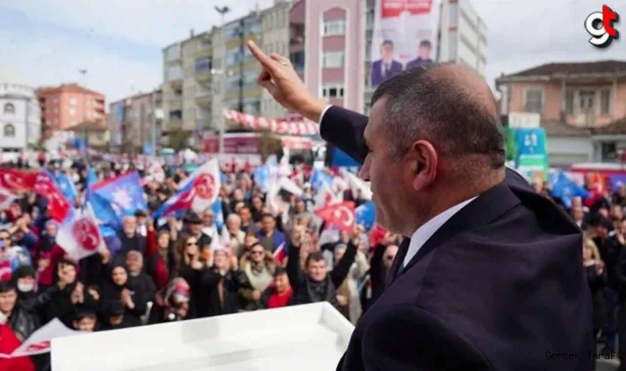 'Büyük Alaçam Mitingi'nde yoğun kalabalık