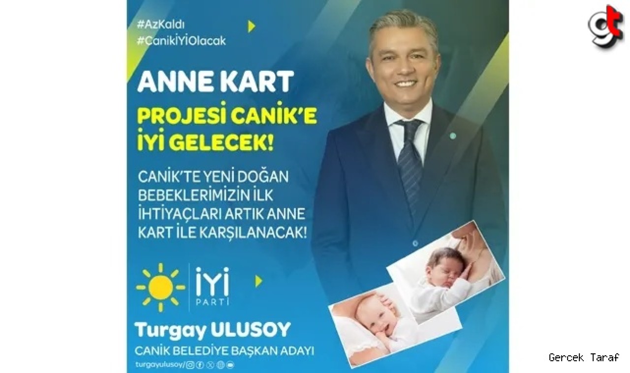 Turgay Ulusoy: Canik’te yeni doğum yapmış anneler için Anne Kart