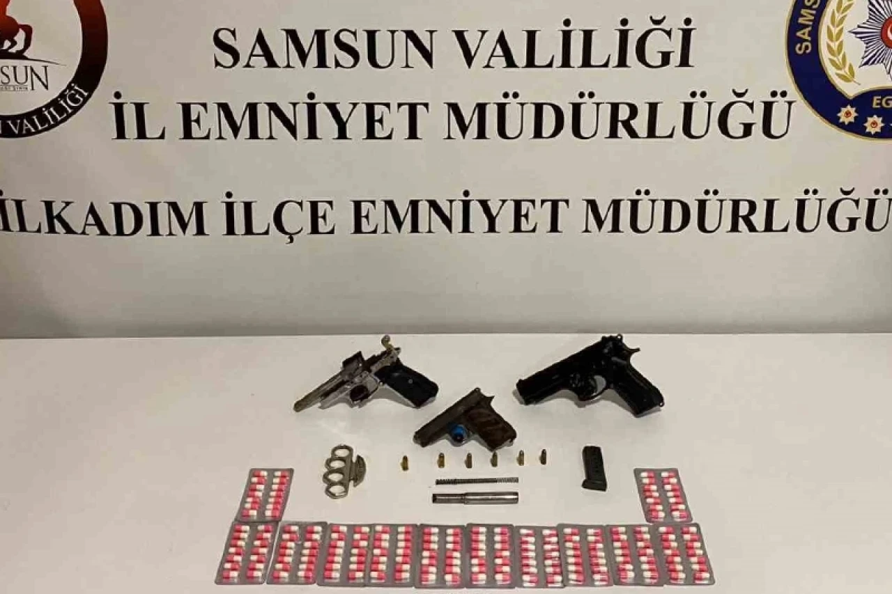 Samsun'da Silah ve Uyuşturucu Operasyonu 1 Gözaltı