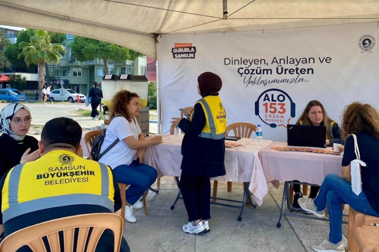 Samsun Büyükşehir Belediyesi'nden Atakum'da Anket Çalışması