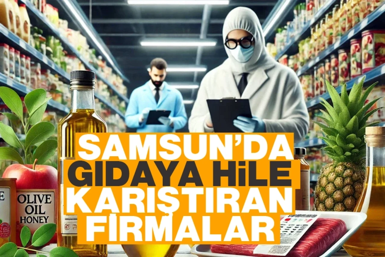 Samsun'da Hileli Gıda, (Tağşiş) Üreten Firmalar Açıklandı