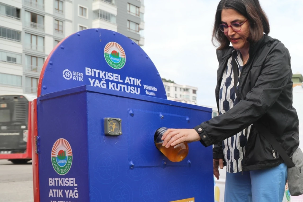 İlkadım Belediyesi'nden Atık Yağların Geri Dönüşümüne Büyük Katkı