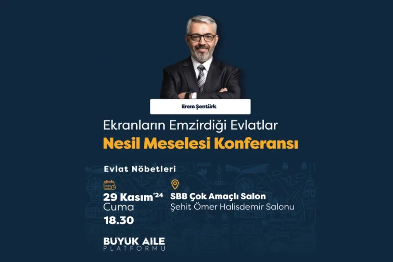 Erem Şentürk ile Nesil Meselesi Konferansı Samsun’da