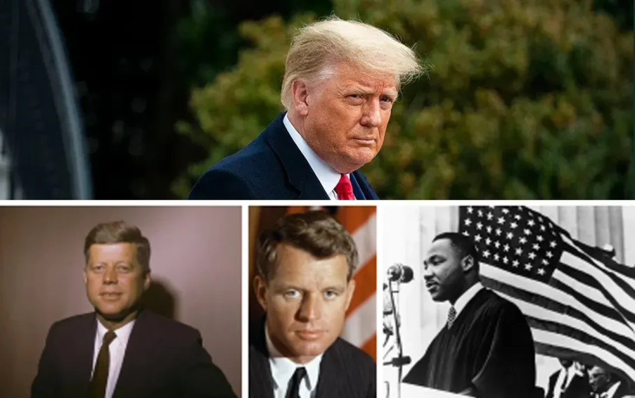 Donald Trump, Kennedy ve Martin Luther King Suikast Dosyalarının Gizliliğini Kaldırdı