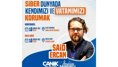 Yazar Said Ercan Canik'te Vatandaşlarla Buluşacak