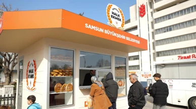 Samsun Büyükşehir Halk Ekmek Büfesi Açtı