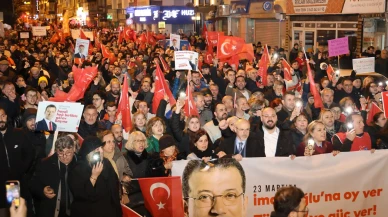 Samsun'da Ekrem İmamoğlu'na Destek Yürüyüşü Düzenlendi