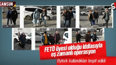 Samsun'da Bylock kullandıkları iddiasıyla 12 kişi FETÖ'den gözaltına alındı