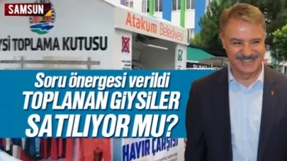 Atakum giysi toplama kutusunda toplanan kıyafetler satılıyor mu?