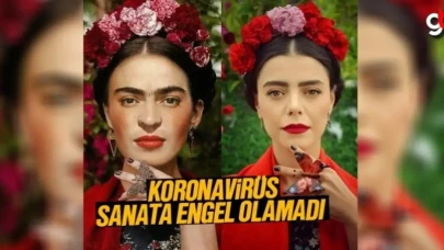 Koronavirüsü sanata engel olamadı