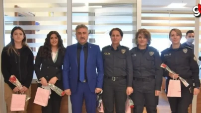 Giresun Emniyet Müdürü Aktaş, kadın polislerin gününü kutladı