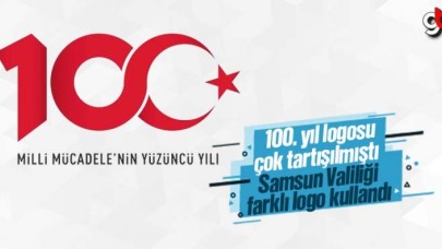 Samsun Valiliği’nin 100. Yıl Logosu Başka