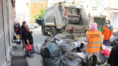 Amasya&#039;da çöp evden bir kamyon atık çıktı