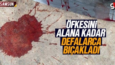 Öfkesini alana kadar eniştesini defalarca bıçakladı