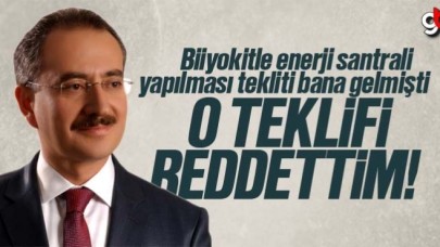 Hüseyin Dündar, Biyokütle Santrali Teklifini Reddetmiş