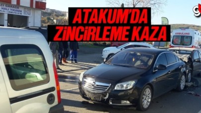 Atakum’da zincirleme trafik kazası