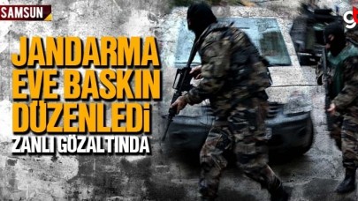 Jandarma, eve baskın yaptı, 1 gözaltı