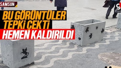 Çiftlik’te Gelecek Partisi logolu taşlar kaldırıldı