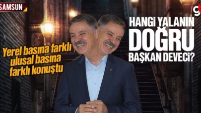 Hangi yalanın doğru Başkan Deveci?