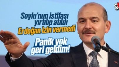 Süleyman Soylu&#039;nun istifası kabul edilmedi