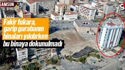 Saathane Meydanı’nda yıkılmayan tek bina