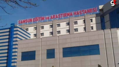 Samsun&#039;da anne kız Samsun Eğitim ve Araştırma Hastanesi&#039;nde sağlık çalışanının kafasına şişeyle vurdu