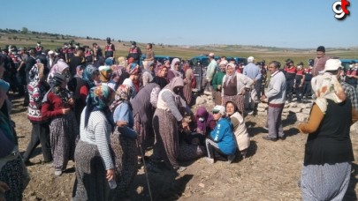 Samsun Vezirköprü&#039;de vatandaşlardan arazi toplulaştırma çalışmalarına tepki