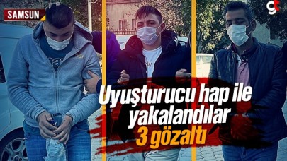 Samsun&#039;da uyuşturucu operasyonunda 3 gözaltı