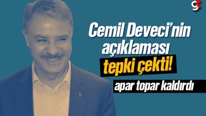 Cemil Deveci&#039;nin tepki çeken paylaşımı