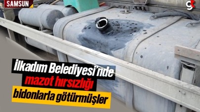 İlkadım Belediyesi’nde mazot hırsızlığı