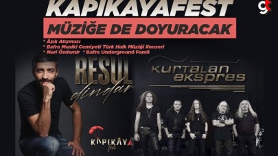 Kapıkaya Fest konserlerinde vatandaşlar müziğe doyacak