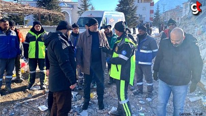 Başkan İbrahim Sandıkçı Deprem Bölgesinde