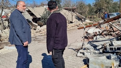 Başkan Sandıkçı deprem bölgesine gitti