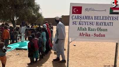 Çarşamba Belediyesi, Sudan’da da su kuyusu açtırdı