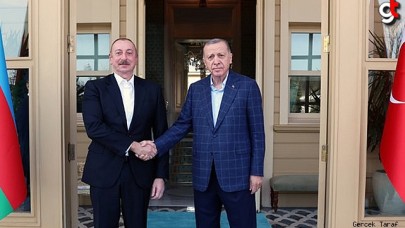 Erdoğan ile Aliyev bir araya geldi