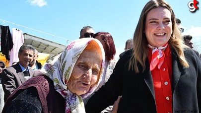 Canik'te İmren Nilay Tüfekci'ye yoğun ilgi